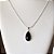 Colar com Pedra Natural Obsidiana em Prata 925 - Imagem 3
