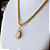 Colar Gota com Pedra Natural Quartzo Rosa - Imagem 1