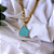 Colar Slice com Pedra Natural Amazonita - Imagem 4