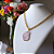Colar Slice com Pingente Quartzo Rosa - Imagem 2