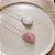Colar Nature Longo Quartzo Rosa - Imagem 4