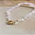 Colar Nature Cascalho Quartzo Rosa - Imagem 1