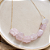 Colar Nature com Pedra Natural Quartzo Rosa - Imagem 1