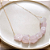 Colar Nature com Pedra Natural Quartzo Rosa - Imagem 7
