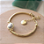 Pulseira com Pedra Natural Howlita Oval - Imagem 3
