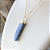 Colar Brutinho com Pedra Natural Cianita Azul - Imagem 3
