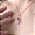 Colar Brutinho com Pedra Natural Quartzo Rosa - Imagem 1
