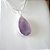 Colar Prata 925 com Gota de Ametista - Imagem 2