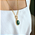 Colar com fecho frontal Quartzo Verde - Imagem 1