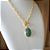 Colar com fecho frontal Quartzo Verde - Imagem 3