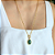 Colar com fecho frontal Quartzo Verde - Imagem 4