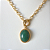 Colar com fecho frontal Quartzo Verde - Imagem 2