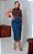 Saia Jeans Midi s/ Lycra Lisa - Imagem 1
