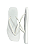 Chinelo Feminino Square Na Cor Branco - Imagem 4