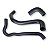 Kit 3 Mangueira Arrefecimento para Hyundai I30 Motor 2.0 - Imagem 1