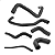Kit 6 Mangueiras Gol Motor Cht 1.6 Quadrado 1989 A 1995 - Imagem 1