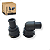 Kit Conector Cotovelo Mangueira Ar Quente Cobalt Spin Sonic - Imagem 1