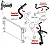 Kit 3 Mangueiras Arrefecimento Jeep Compass 2.0 2.4 Flex - Imagem 2