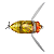 Isca Nynfa 4cm 6g Cigarrinha Superfície - Albatroz Fishing - Imagem 5