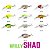 Isca Artificial Willy Shad 4cm 2,5g Ação Fundo - Albatroz Fishing - Imagem 9