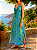 Vestido Cropped Beleza Floral Azul Grego - FARM - Imagem 1