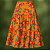 Saia Estampada Caju Céu Laranja - FARM - Imagem 2