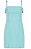 Vestido Curto Pala Decote FARM - Azul - Imagem 5