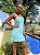Vestido Curto Pala Decote FARM - Azul - Imagem 6