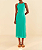 Vestido Decote Costa Rib FARM - Verde - Imagem 1