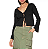 Blusa Amarração Rib FARM - Preto - Imagem 2