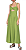 Vestido Pregas Alça Larga FARM - Verde Figueira - Imagem 1