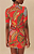Vestido Curto Estampado Folhagem Cool FARM - Imagem 3