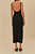 Vestido Rib Decote Costas Preto FARM - Imagem 2