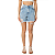 Short Jeans Baixo Desfiado Medio FARM - Imagem 2