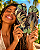Chinelo Farm Jangada – Estampa Marrom Folha FARM - Imagem 2