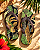 Chinelo Farm Jangada – Estampa Marrom Folha FARM - Imagem 1