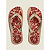 Chinelo Farm Jangada – Estampa Blush Arara Floral Farm - Imagem 3