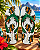 Chinelo Farm Jangada – Estampa Floresta Verde FARM - Imagem 3