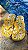 Chinelo Farm Jangada – Estampa Banana Honey Gold FARM - Imagem 2