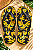Chinelo Farm Jangada – Estampa Banana Honey Gold Preto Farm - Imagem 1