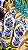 Chinelo Xilo Tropical Off White - Farm - Imagem 1