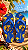 Chinelo Sereia Azul Olimpico - Farm - Imagem 1
