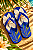 Chinelo Farm Jangada – Estampa Print Azul Klein FARM - Imagem 1