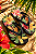 Chinelo Farm Jangada – Estampa Print Riqueza Tropical Preto - Imagem 1