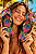 Chinelo Farm Rainbow – Colab Farm + Arezzo Fantasia Preto - Imagem 1