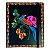Planner Farm Divisórias Mensais – Estampa Voo Descoladinha Preto - Imagem 1