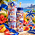 Garrafa Térmica Farm Que Sede 750ml – Estampa Diário De Verão Navy - Imagem 4