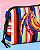 Necessaire Farm Ora Bolas P – Estampa Listra Multi FARM - Imagem 3