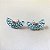 Brinco Ear Cuff gotas em zircônia detalhe em pérolas - Imagem 1