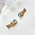 Brinco Ear Cuff em zircônias coloridas - Imagem 1